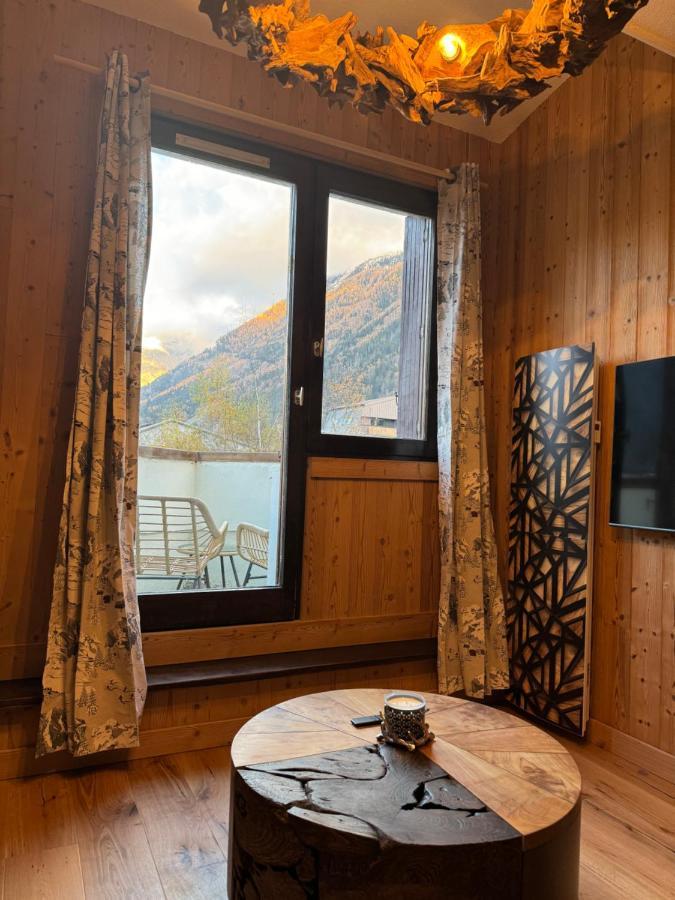 Appartamento Cocon Au Coeur De Chamonix Avec Parking Gratuit Esterno foto